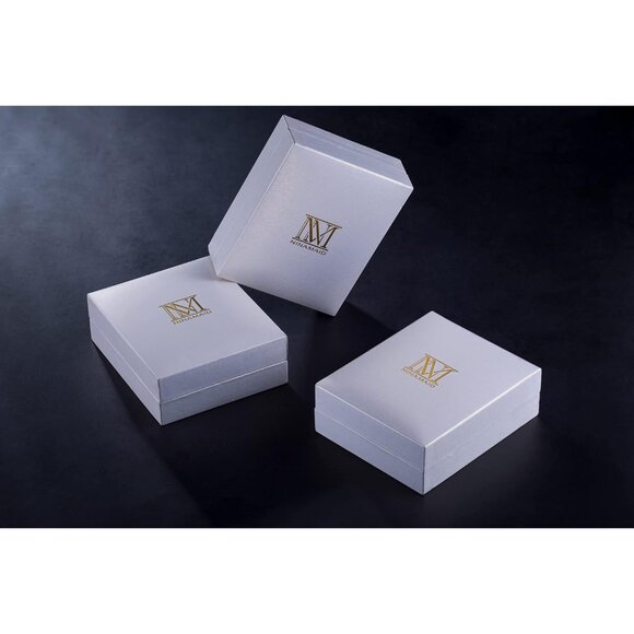 Birthstone Heart Necklace for Women 18K White Gold Silver Cubic Zirconia Gift - Picture 6 of 6